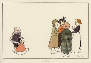 Sladder (fargelitho) av Edith Farmiloe