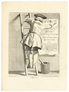 Plakaten, ca 1737-1746 av Edmé Bouchardon
