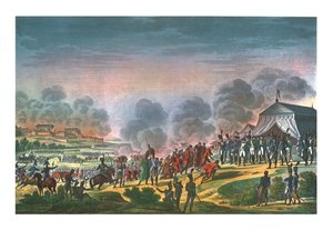 Bombardement av Madrid, 4. desember 1808, c1850.