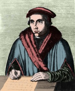 Portrett av Juan Luis Vives, spansk humanist og filosof (1492-1540).