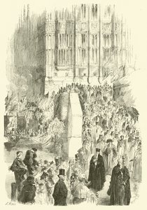 Banning i seremoni til Lord Mayor of London (gravering)