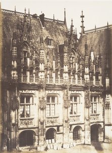 Fragment av Palais de Justice, Rouen, 1852-54. av Edmond Bacot