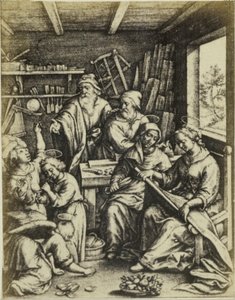 Fotoreproductie van de gravure The Soap Bubbles av Hieronymus Wierix The Soap Bubbles (tittel på objekt) av Edmond Fierlants