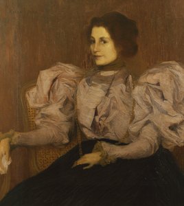 Portrett av Madame Besnard, ca. 1896 (olje på lerret) av Edmond François Aman Jean
