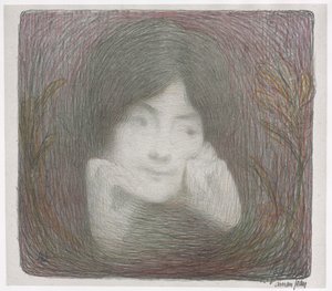 The Prints Album of the Vollard Gallery: Mlle. Mornéo fra Comédie-Française av Edmond François Aman Jean