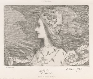 Venezia, 1892. av Edmond François Aman Jean