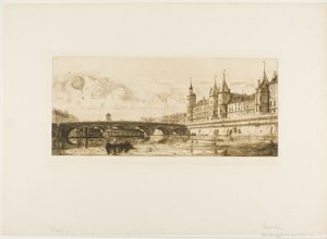 Pont au Change, Paris av Edmond Gosselin