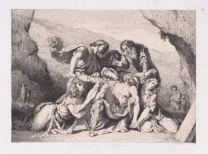 Pietà, 1852., 1852. av Edmond Hédouin