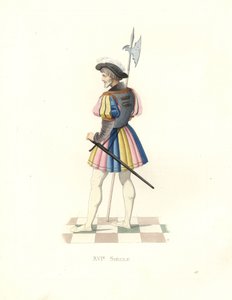 Livvakt til Francis I av Edmond Lechevallier Chevignard