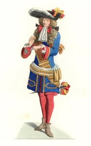 fransk kongelig offiser av Edmond Lechevallier Chevignard