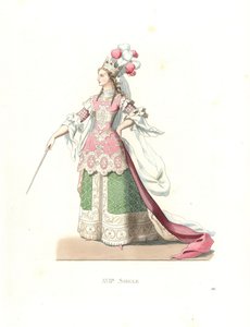 Fransk kvinne i ballettdrakt av Edmond Lechevallier Chevignard