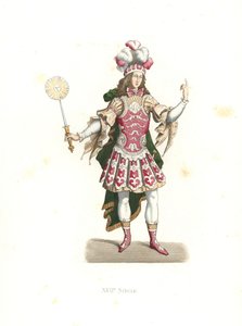Ludvig XIV, solkongen, i ballettdrakt
