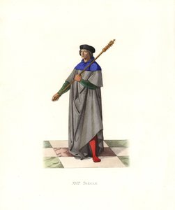 Mace-bærer under kong Ludvig XII av Edmond Lechevallier Chevignard