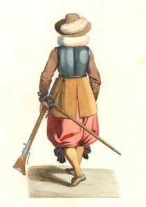 Musketer av Fransk Flandern av Edmond Lechevallier Chevignard