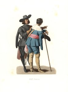 Portrett av to kunstnere, Spania av Edmond Lechevallier Chevignard