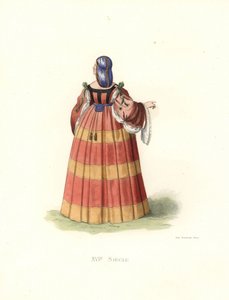 Kvinne fra Milano av Edmond Lechevallier Chevignard