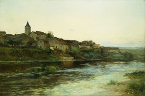 En fransk elveby av Edmond Petitjean