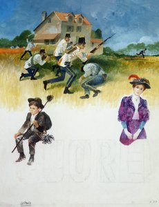 Hjerteomslag, av Edmond De Amicis, tegning av Edmondo de Amicis
