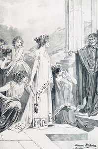 Illustrasjon for Goethes Faust av Edmund Bruning