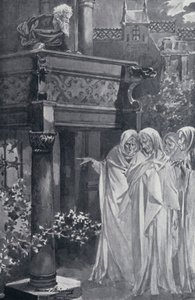 Illustrasjon for Goethes Faust av Edmund Bruning