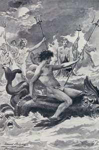 Illustrasjon for Goethes Faust av Edmund Bruning