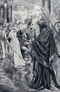 Illustrasjon for Goethes Faust av Edmund Bruning