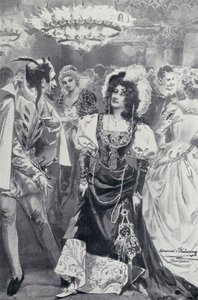 Illustrasjon for Goethes Faust av Edmund Bruning