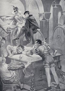 Illustrasjon for Goethes Faust av Edmund Bruning