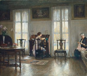 Mor og Mary av Edmund Charles Tarbell