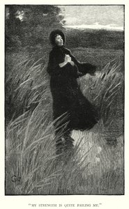 Illustrasjon for Jane Eyre av Charlotte Bronte (gravering) av Edmund Henry Garrett
