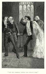 Illustrasjon for Jane Eyre av Charlotte Bronte (gravering) av Edmund Henry Garrett