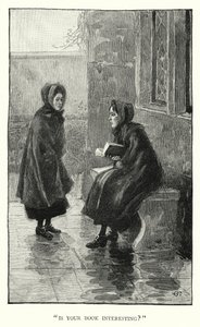 Illustrasjon for Jane Eyre av Charlotte Bronte (gravering) av Edmund Henry Garrett