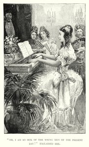 Illustrasjon for Jane Eyre av Charlotte Bronte (gravering) av Edmund Henry Garrett