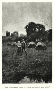 Illustrasjon for Jane Eyre av Charlotte Bronte (gravering) av Edmund Henry Garrett