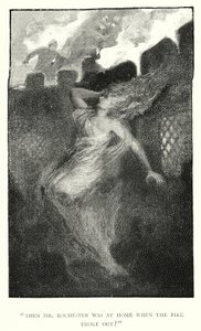Illustrasjon for Jane Eyre av Charlotte Bronte (gravering)