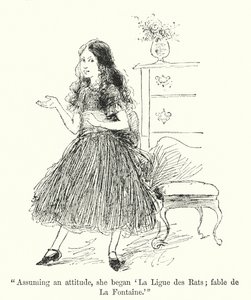 Illustrasjon for Jane Eyre av Charlotte Bronte (litho) av Edmund Henry Garrett
