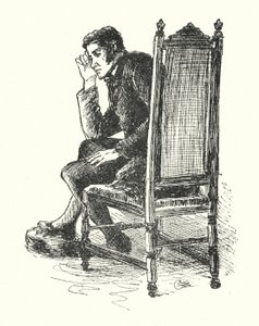Illustrasjon for Jane Eyre av Charlotte Bronte (litho) av Edmund Henry Garrett