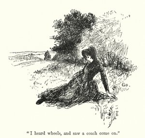 Illustrasjon for Jane Eyre av Charlotte Bronte (litho) av Edmund Henry Garrett