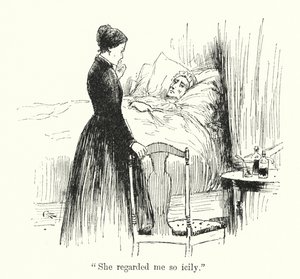 Illustrasjon for Jane Eyre av Charlotte Bronte (litho) av Edmund Henry Garrett