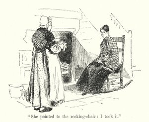 Illustrasjon for Jane Eyre av Charlotte Bronte (litho) av Edmund Henry Garrett