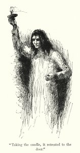 Illustrasjon for Jane Eyre av Charlotte Bronte (litho) av Edmund Henry Garrett