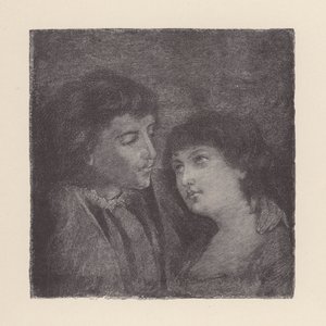 Illustrasjon til Agnes#39; aften av John Keats (lito)