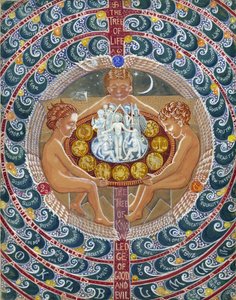 Three Kings: Livets tre, udatert (gouache på papir)