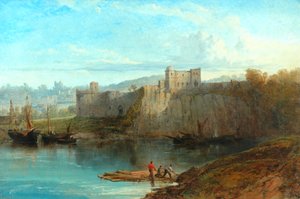 Chepstow Castle On The Wye, 1872 av Edmund John Niemann