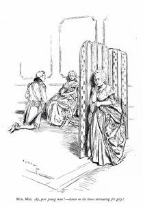 Illustrasjon for Sheridans The Rivals (gravering)
