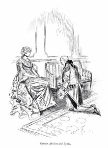 Illustrasjon for Sheridans The Rivals (gravering) av Edmund Joseph (after) Sullivan