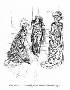 Illustrasjon for Sheridans The School for Scandal (gravering) av Edmund Joseph (after) Sullivan