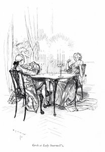 Illustrasjon for Sheridans The School for Scandal (gravering) av Edmund Joseph (after) Sullivan