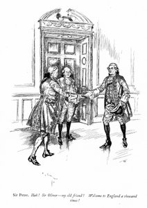 Illustrasjon for Sheridans The School for Scandal (gravering) av Edmund Joseph (after) Sullivan