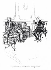 Illustrasjon for Sheridans The School for Scandal (gravering) av Edmund Joseph (after) Sullivan